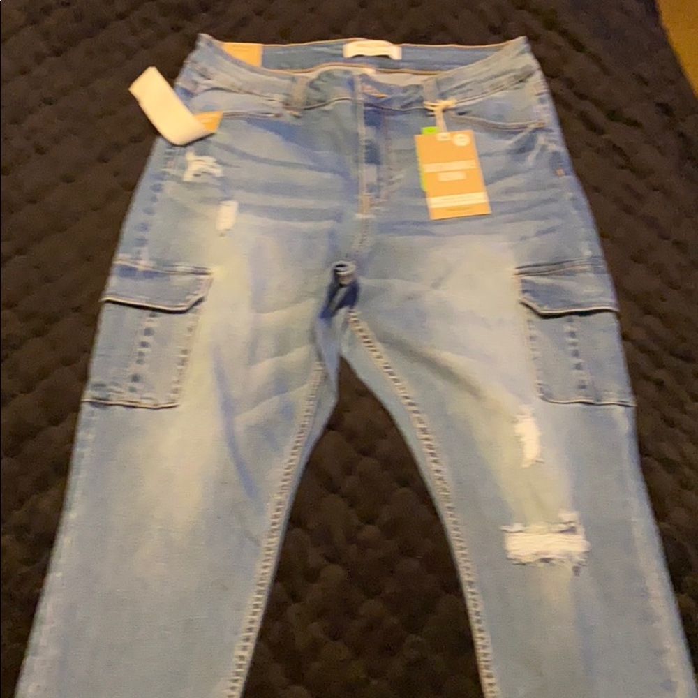 High waist light blue jeans 👖